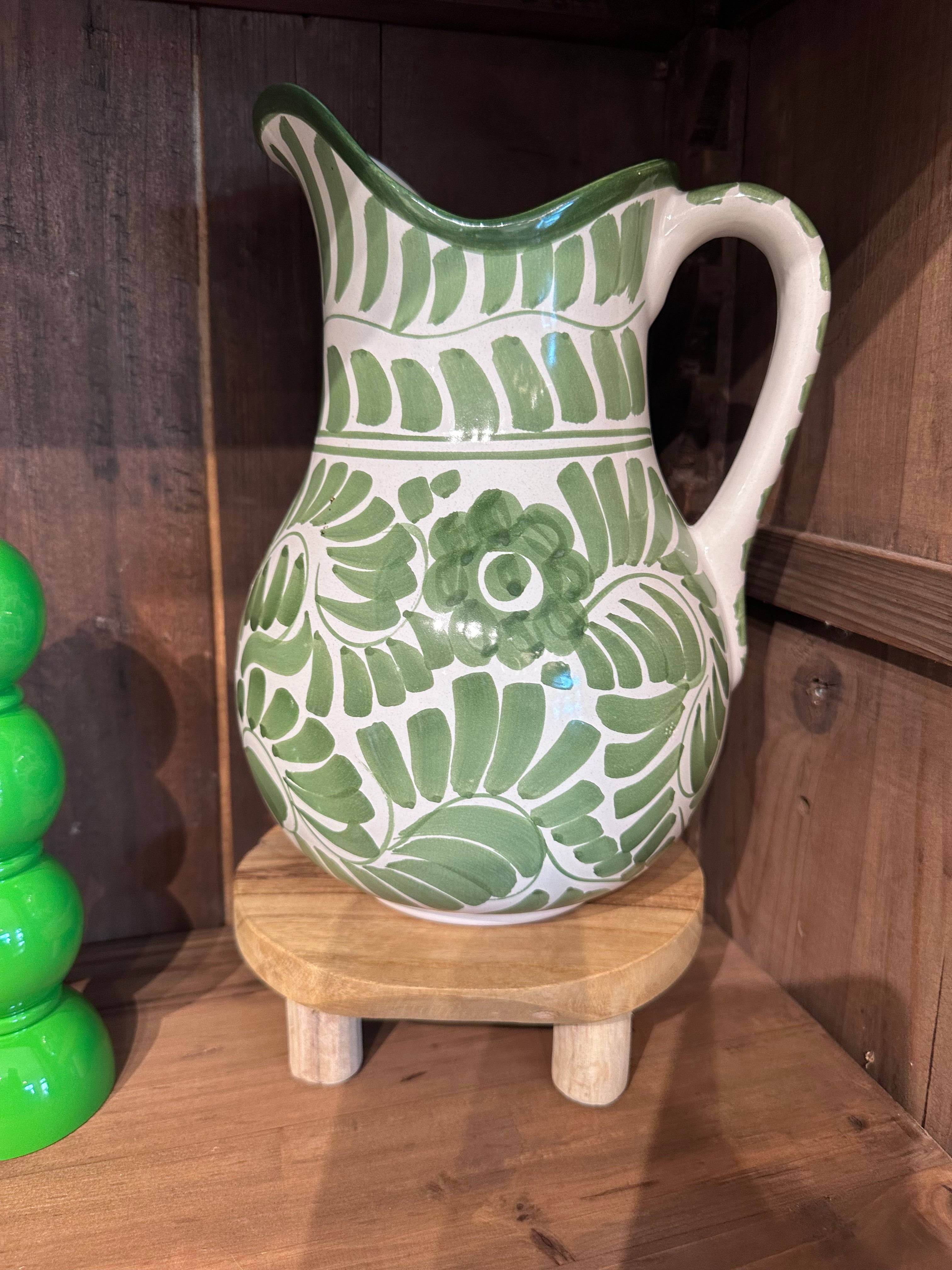 Ivy Green Pitcher