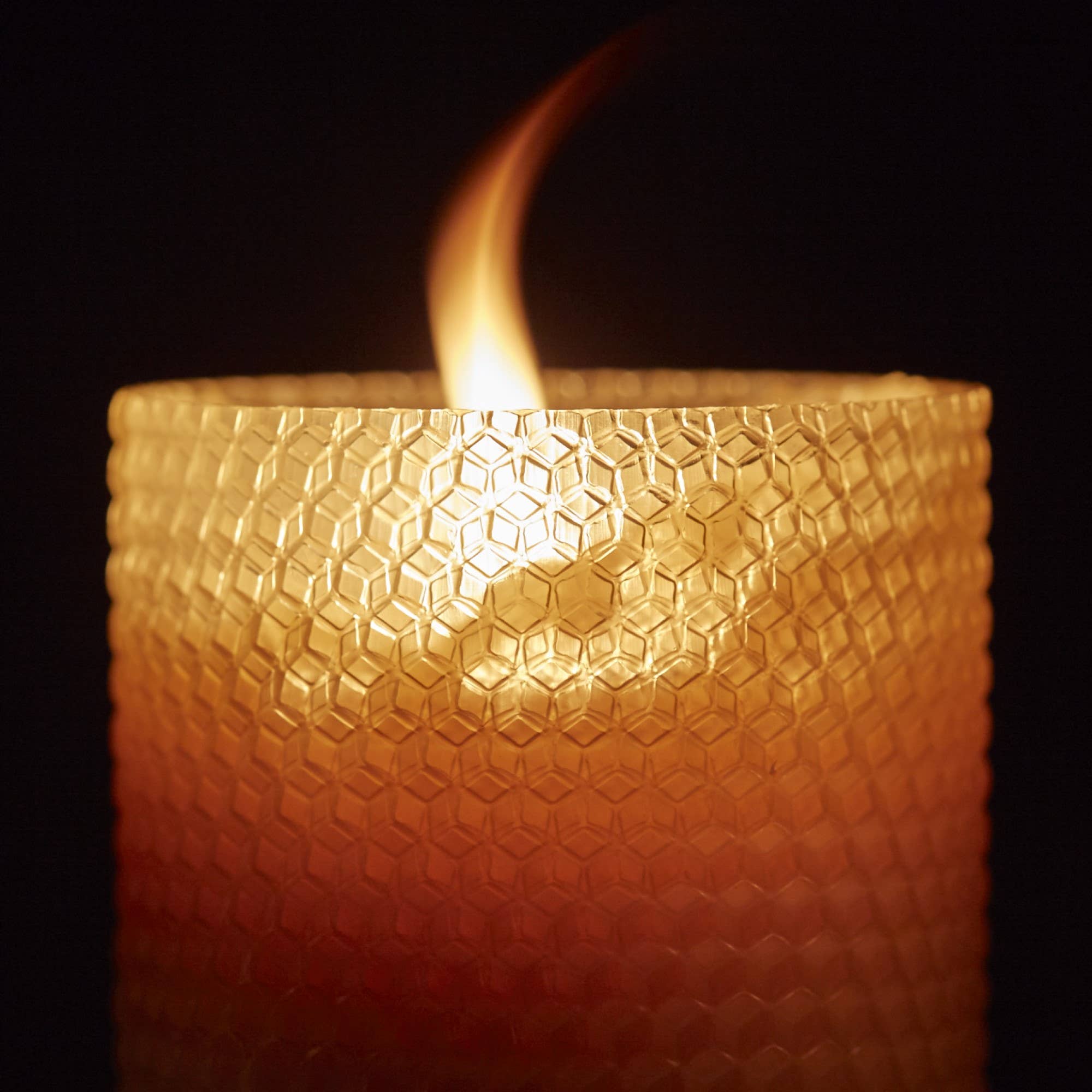 6" Hand Rolled Beeswax Pillar Candle