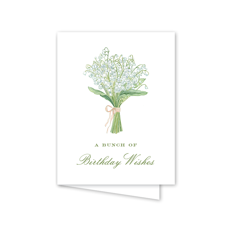 Lily of the Valley Birthday Card