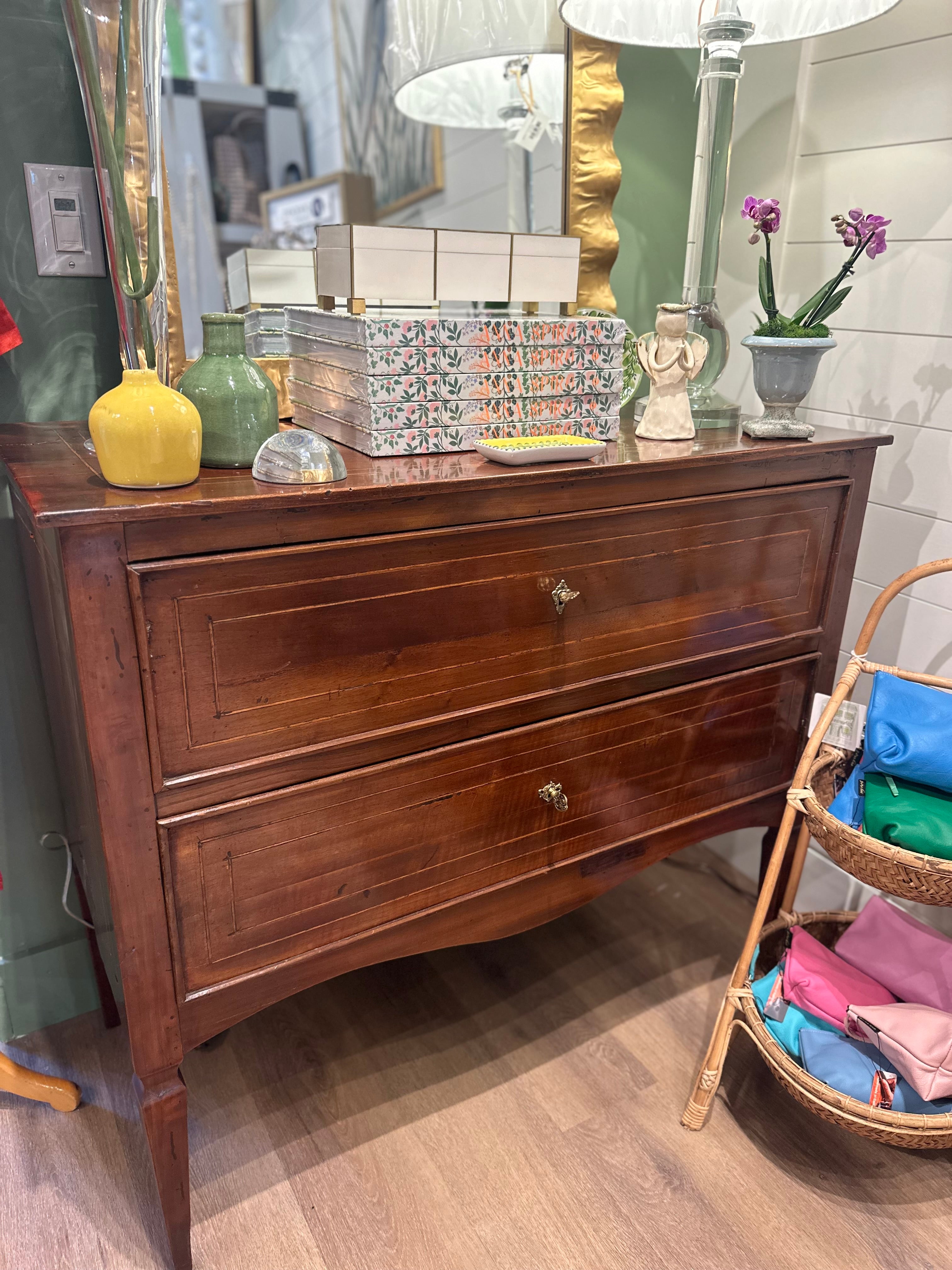 Antique 2- Drawer Chest