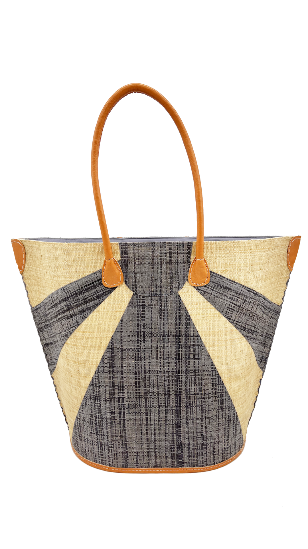 Sunburst Large Straw Tote Bag