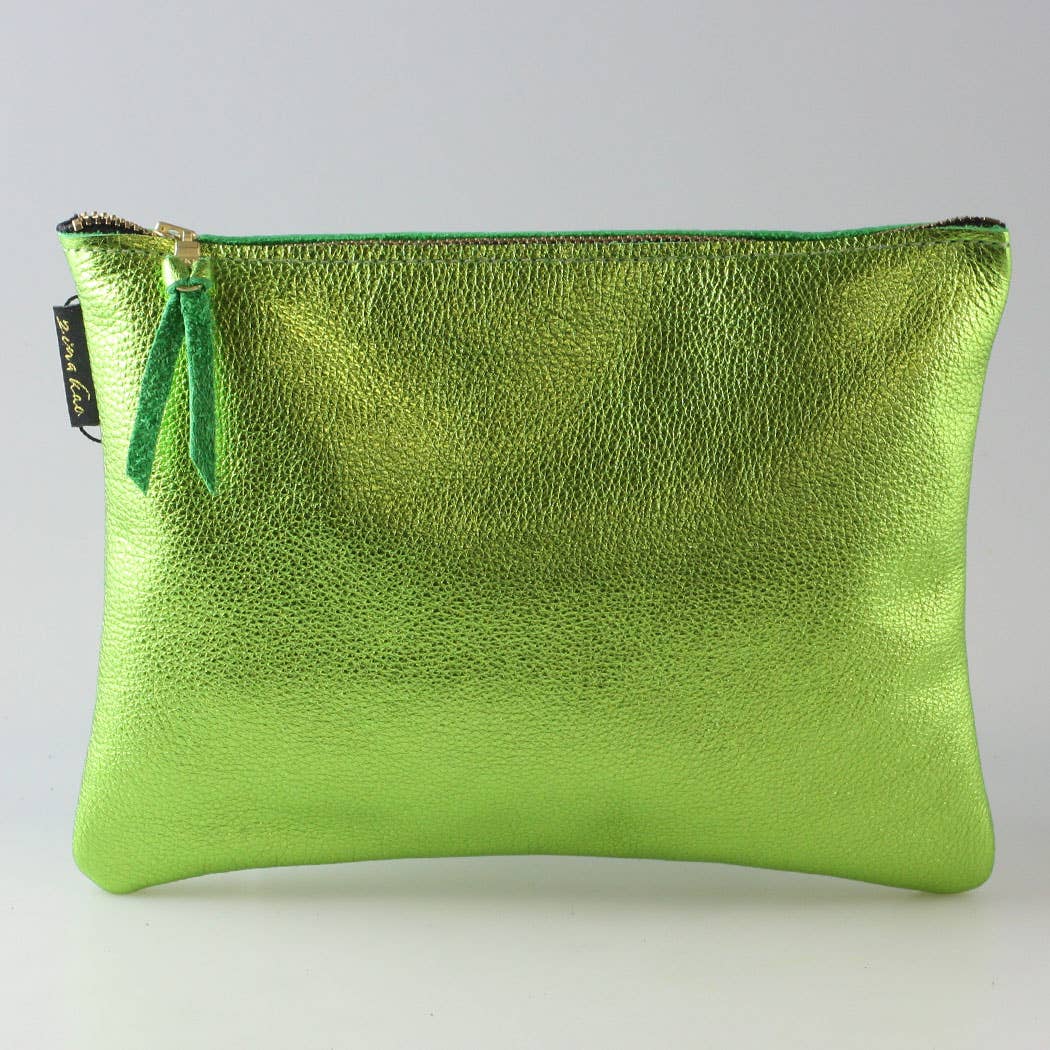 Metallic Everyday Pouch: 4 sizes! Ginger/Monroe/Carter++