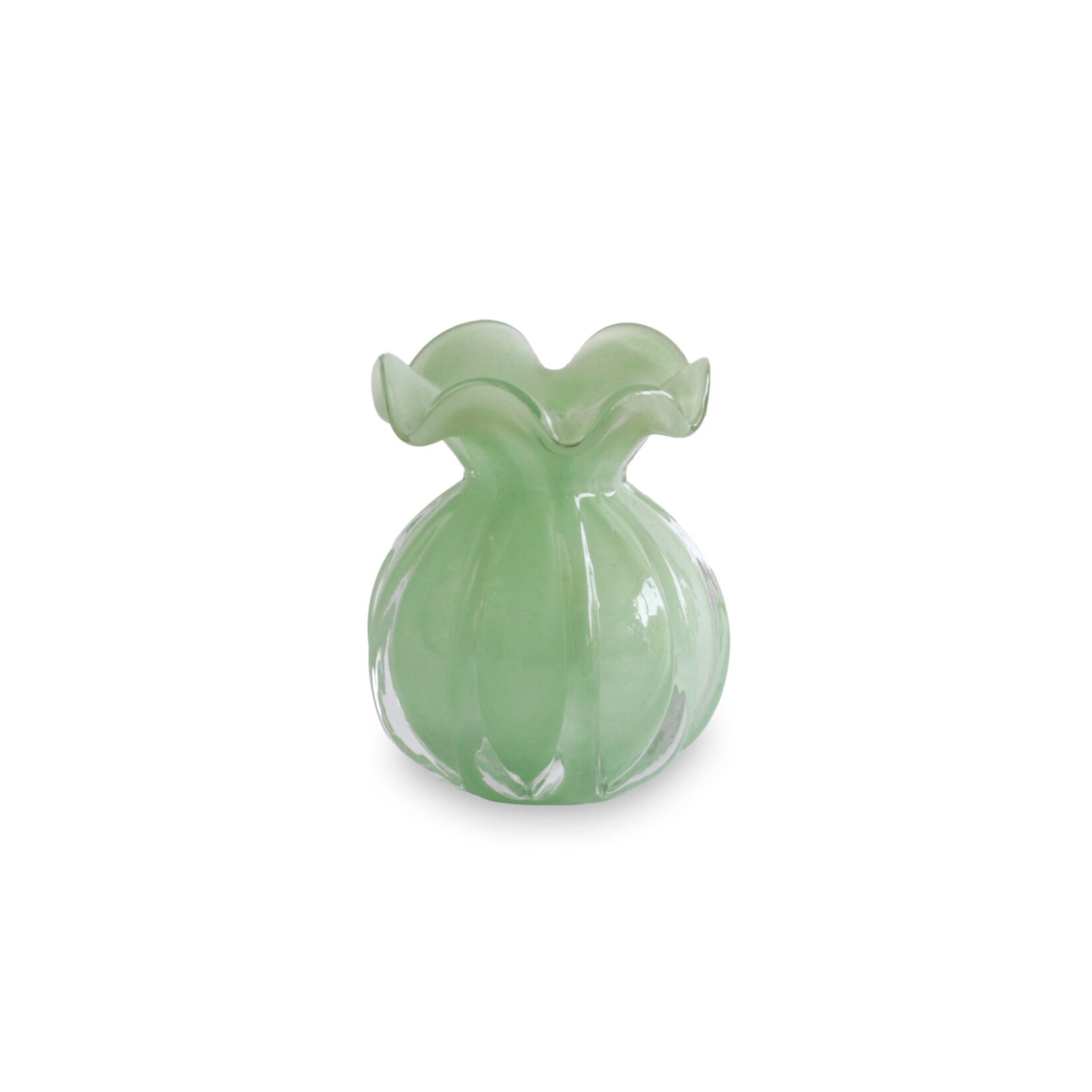 GLASS Vento Round Bud Vase