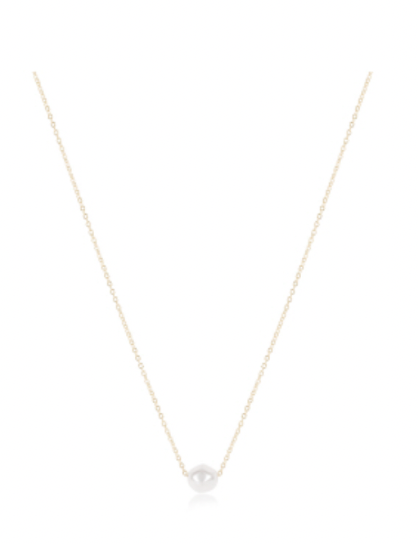 16" Gold Admire Pearl Necklace