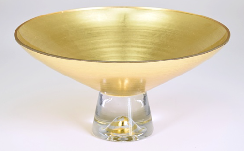 High Pedestal Bowl - Gold