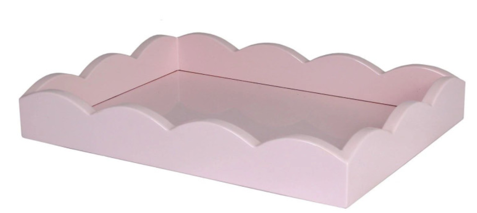 Addison Ross Scallop Tray - Pink