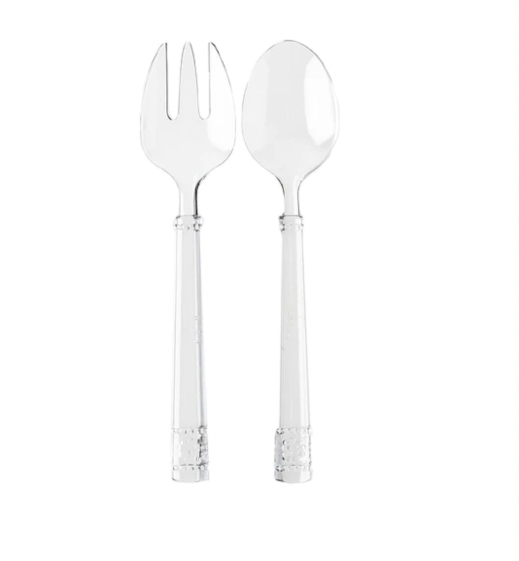 Isabella Acrylic Salad Servers