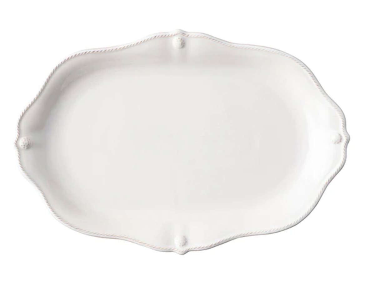 Berry & Thread Whitewash 16" Platter