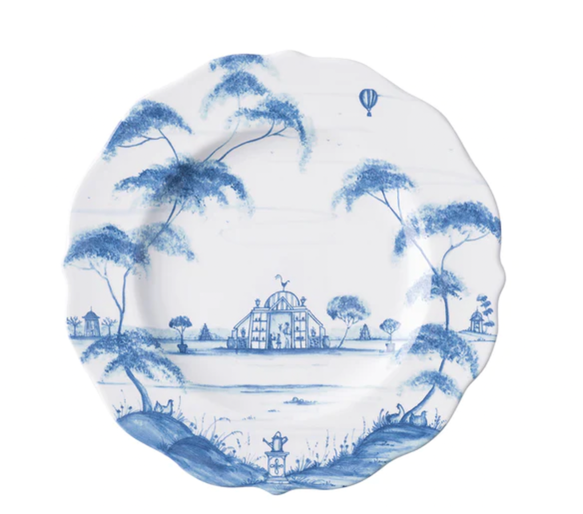 Country Estate Delft Blue Dessert/Salad Plate Conservatory