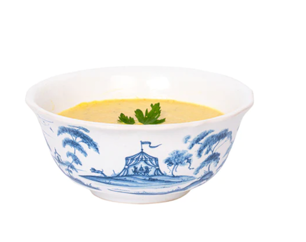 Country Estate Cereal/Ice Cream Bowl - Delft Blue