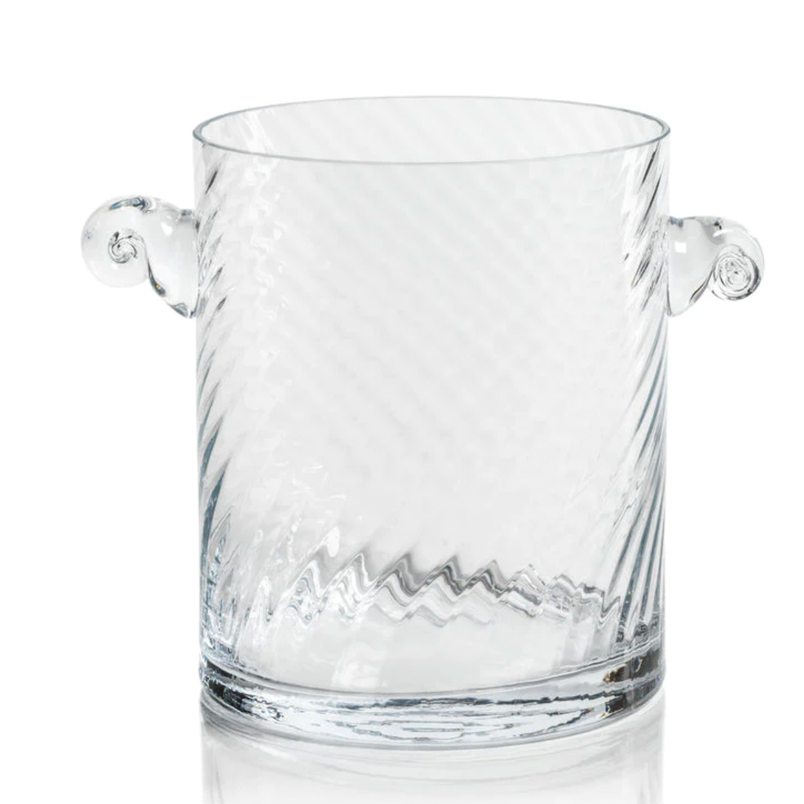 Bagatelle Swirl Glass Ice Bucket