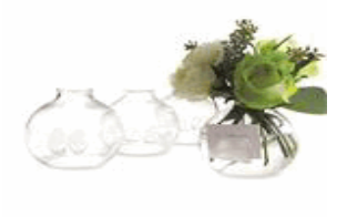 Be Seated Flower Place Card (set of 4)