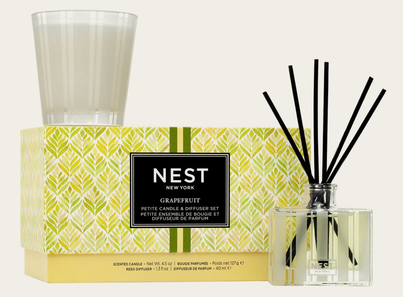 Petite Candle and Diffuser Set - Grapefruit