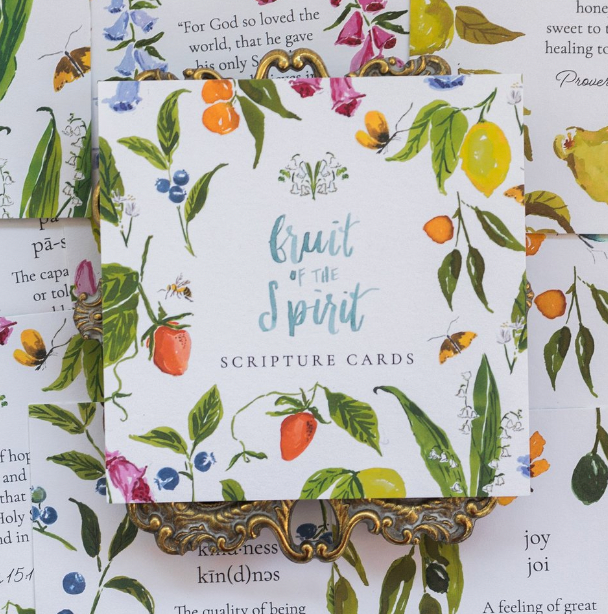 Fruit of the Spirit Camilla Moss Scripture Cards