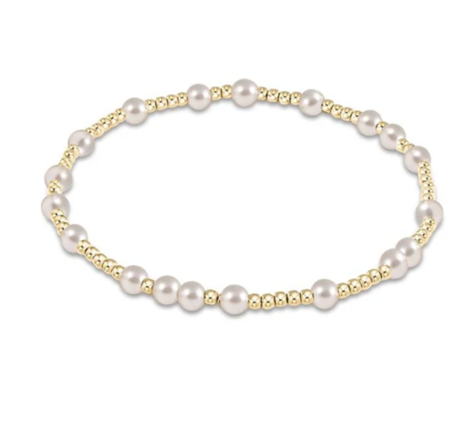 Hope Unwritten 5mm Bracelet Pearl