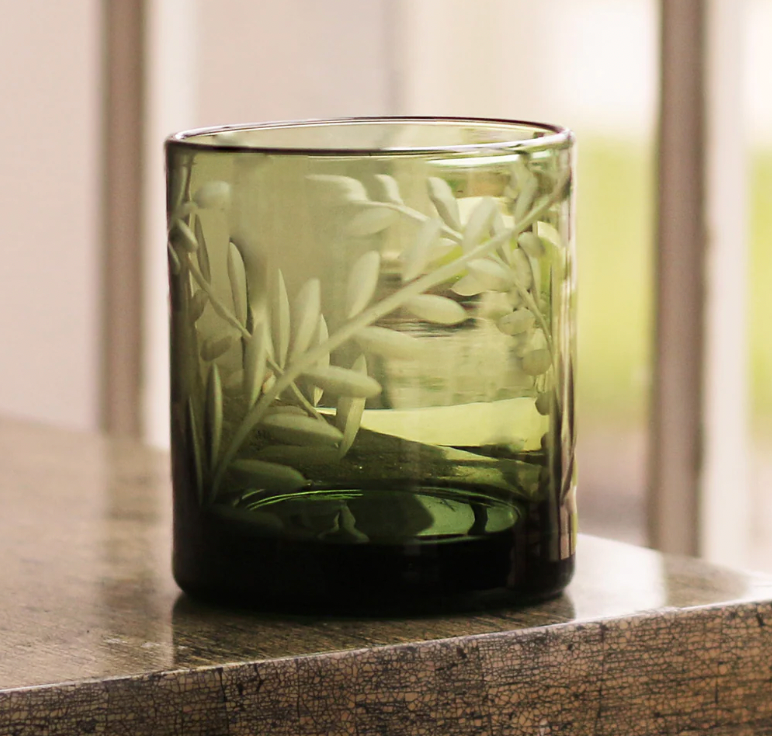 Glass Fern Double Old Fashioned (Green)