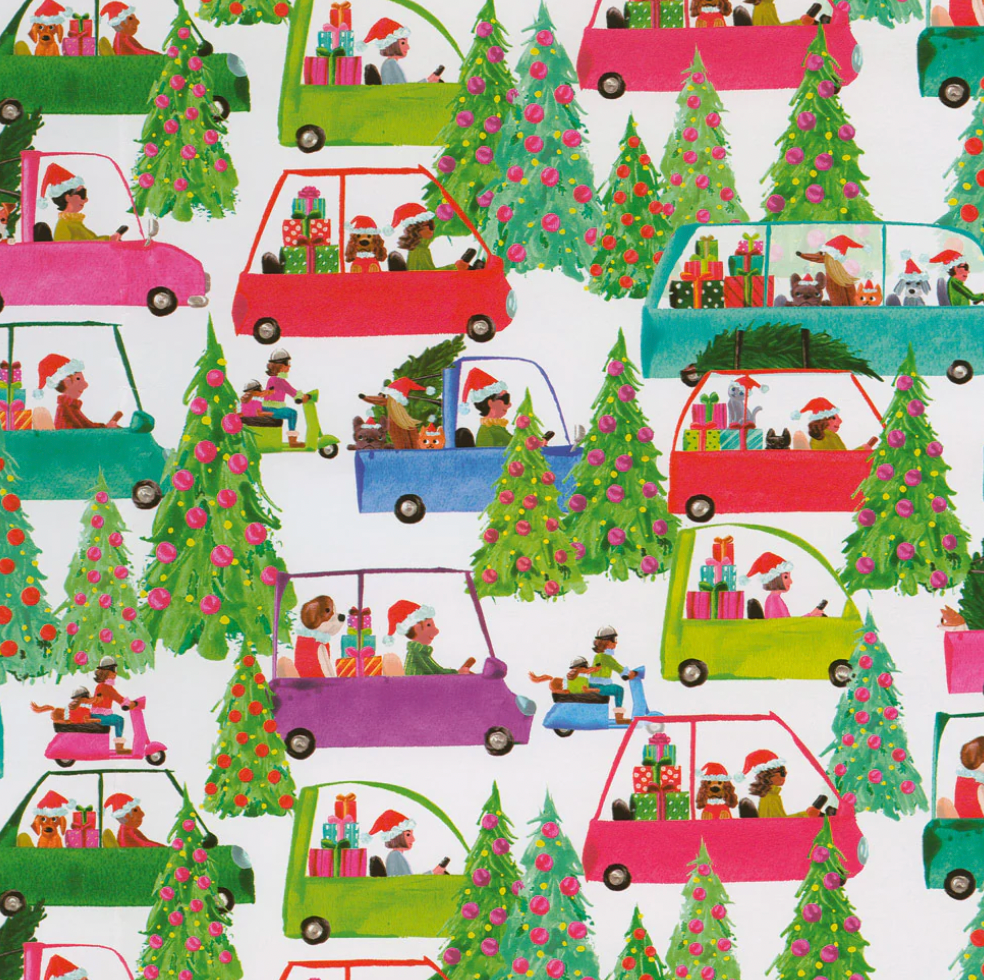 Christmas Tree Shopping - Wrapping Paper