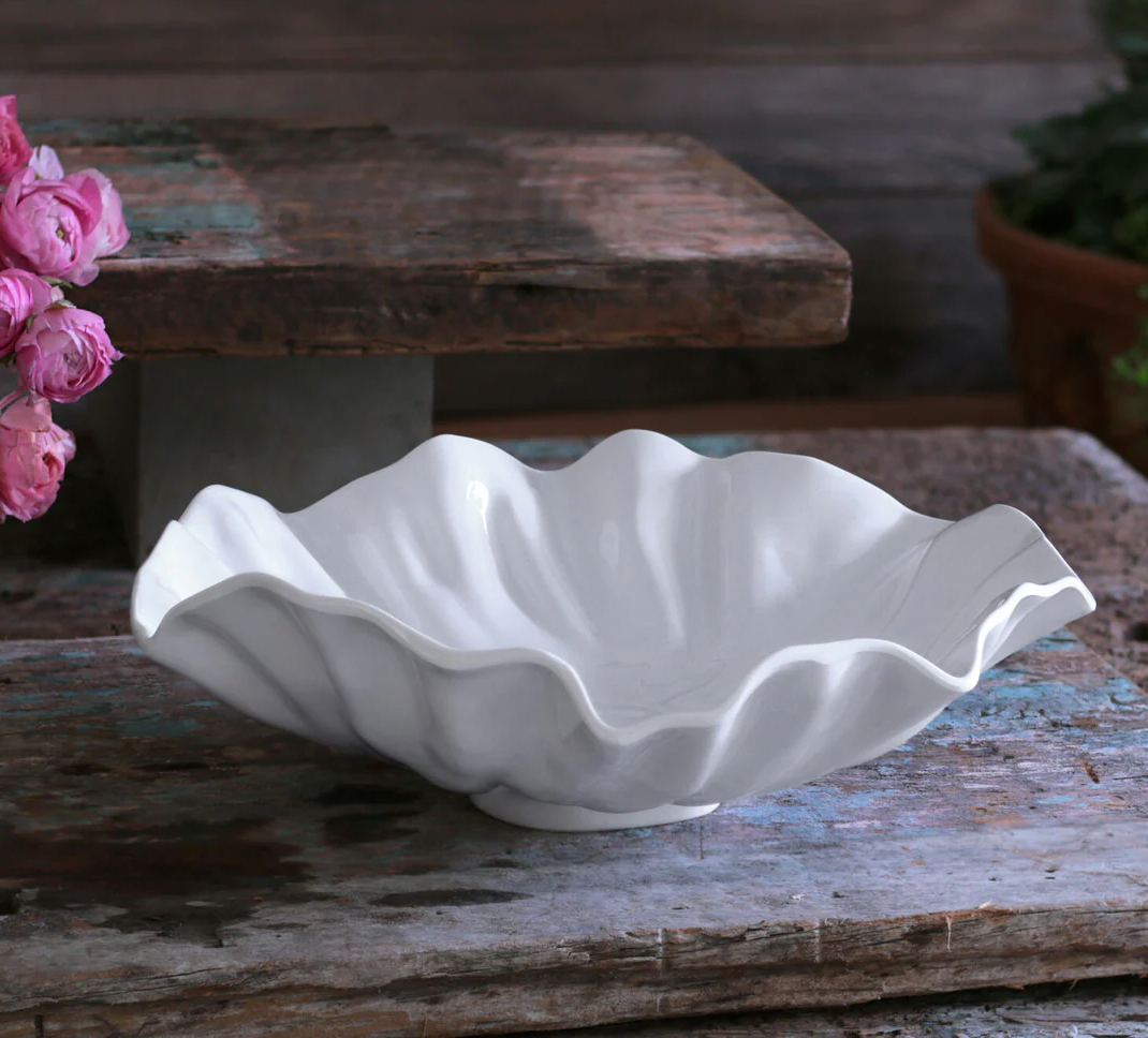 VIDA Bloom Pinched Large Oval Bowl