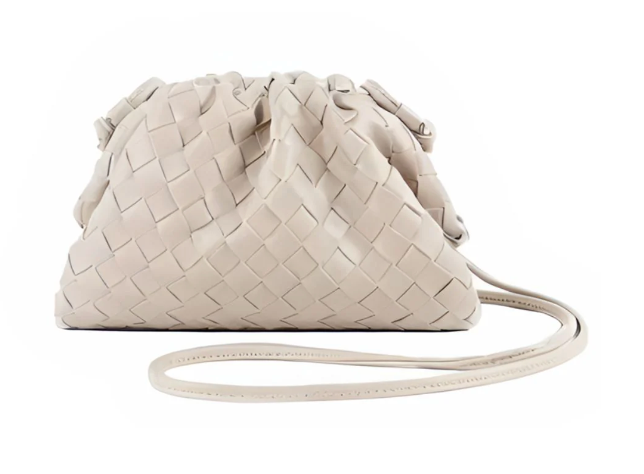 Woven Cloud Clutch