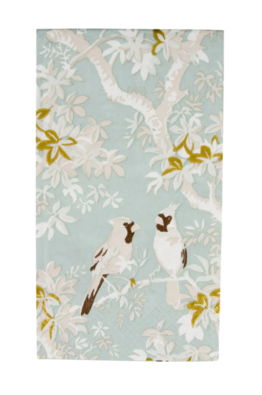 Scenic Songbirds Celadon Caspari