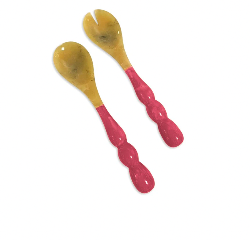 RESIN Rio Bubble Salad Servers