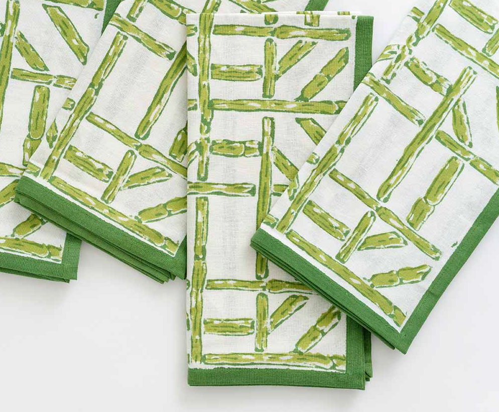 Green Bamboo Napkin (set of 4)