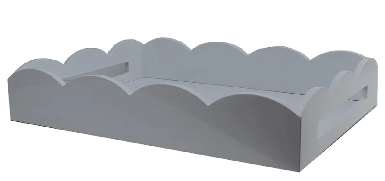 Scallop Tray - Gray