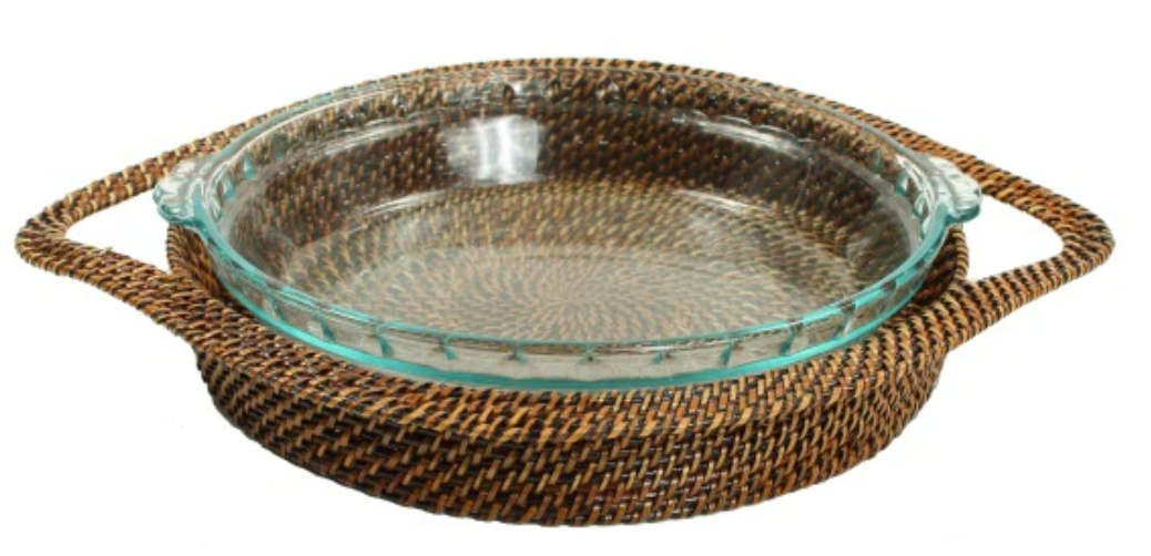 Round Basket and Anchor Casserole Dish