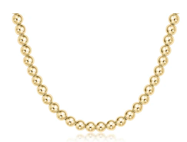 enewton 17" Chocker Classic Gold 6mm Bead