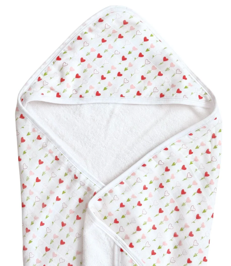 Hooded Towel in Growing Love