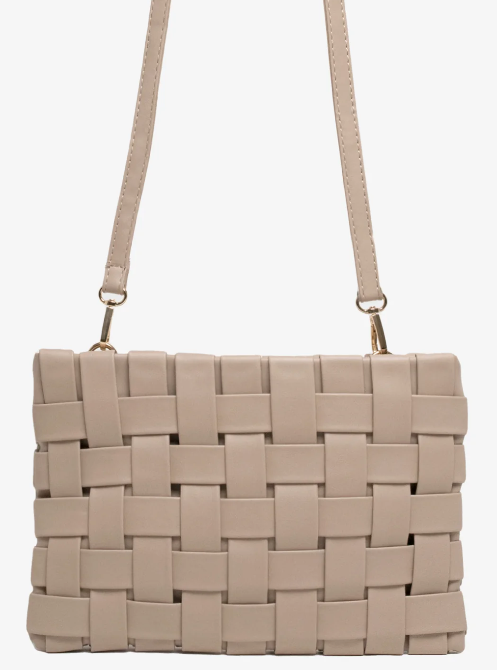 Lindy Clutch Large Light Tan