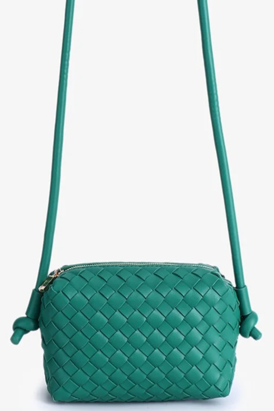 Ottiline Woven Crossbody Green