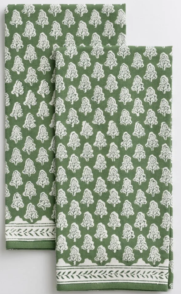 Pom Buti Green Tea Towels