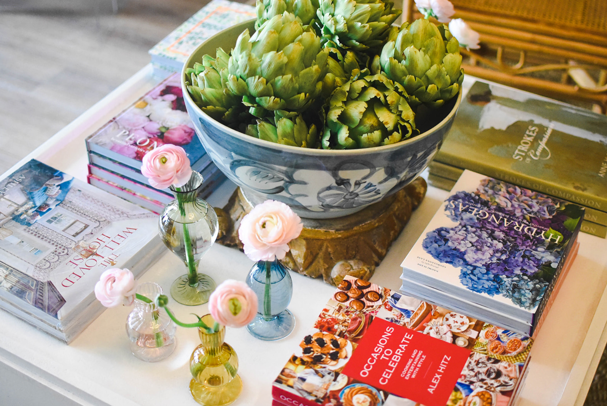 Sea Flower Blue Bowl