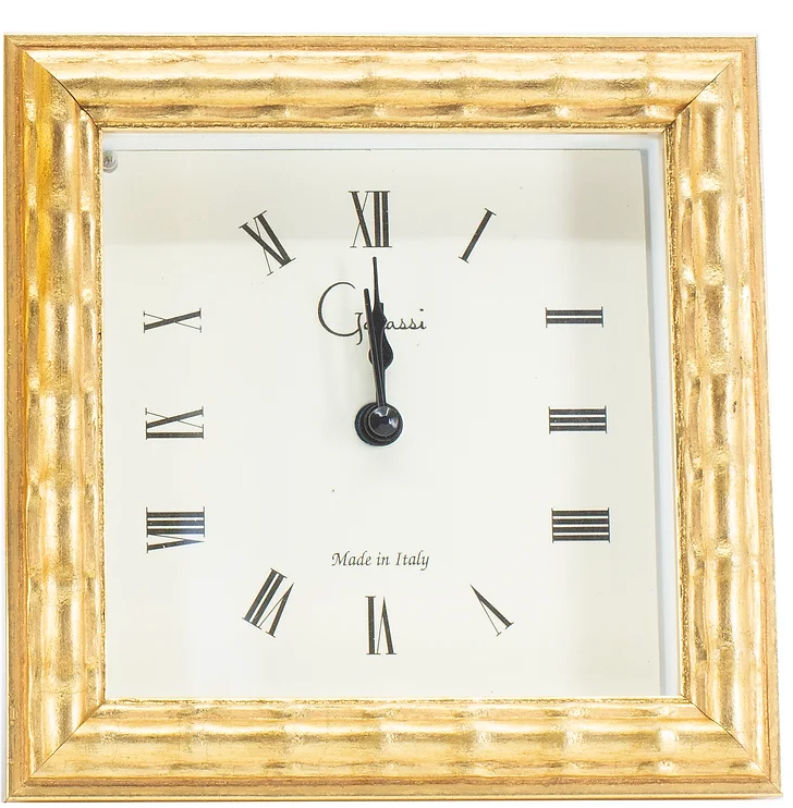 Gold Reed 4x4 Clock