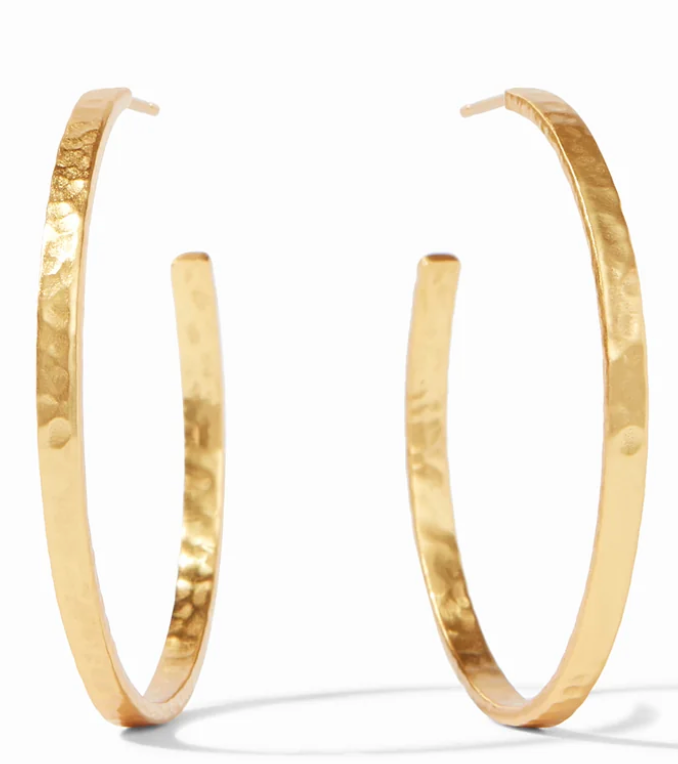 Crescent Hoop Earrings