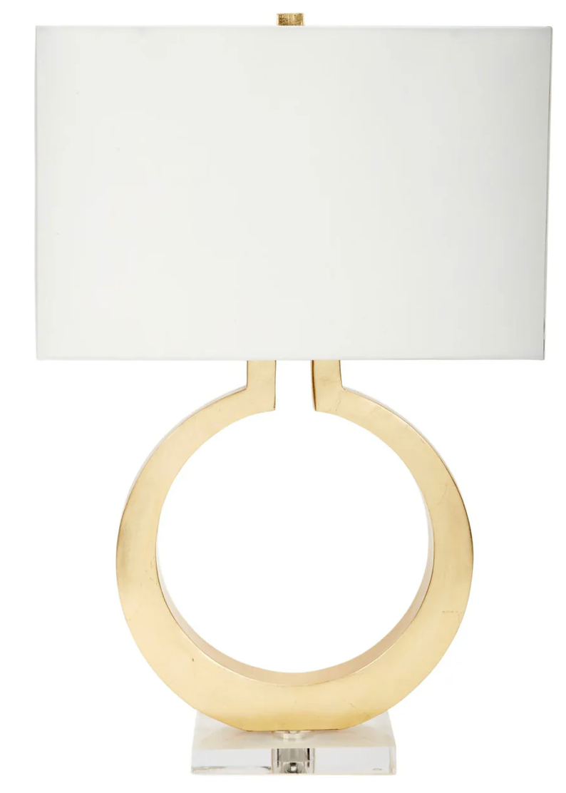 Equinox Gold Leaf Table Lamp