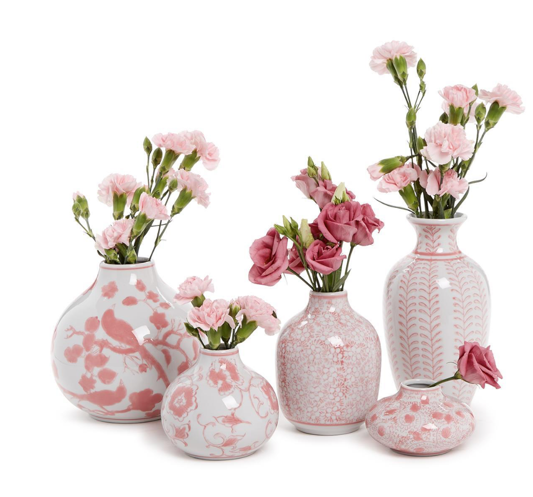 Pink Chinoiserie Vase