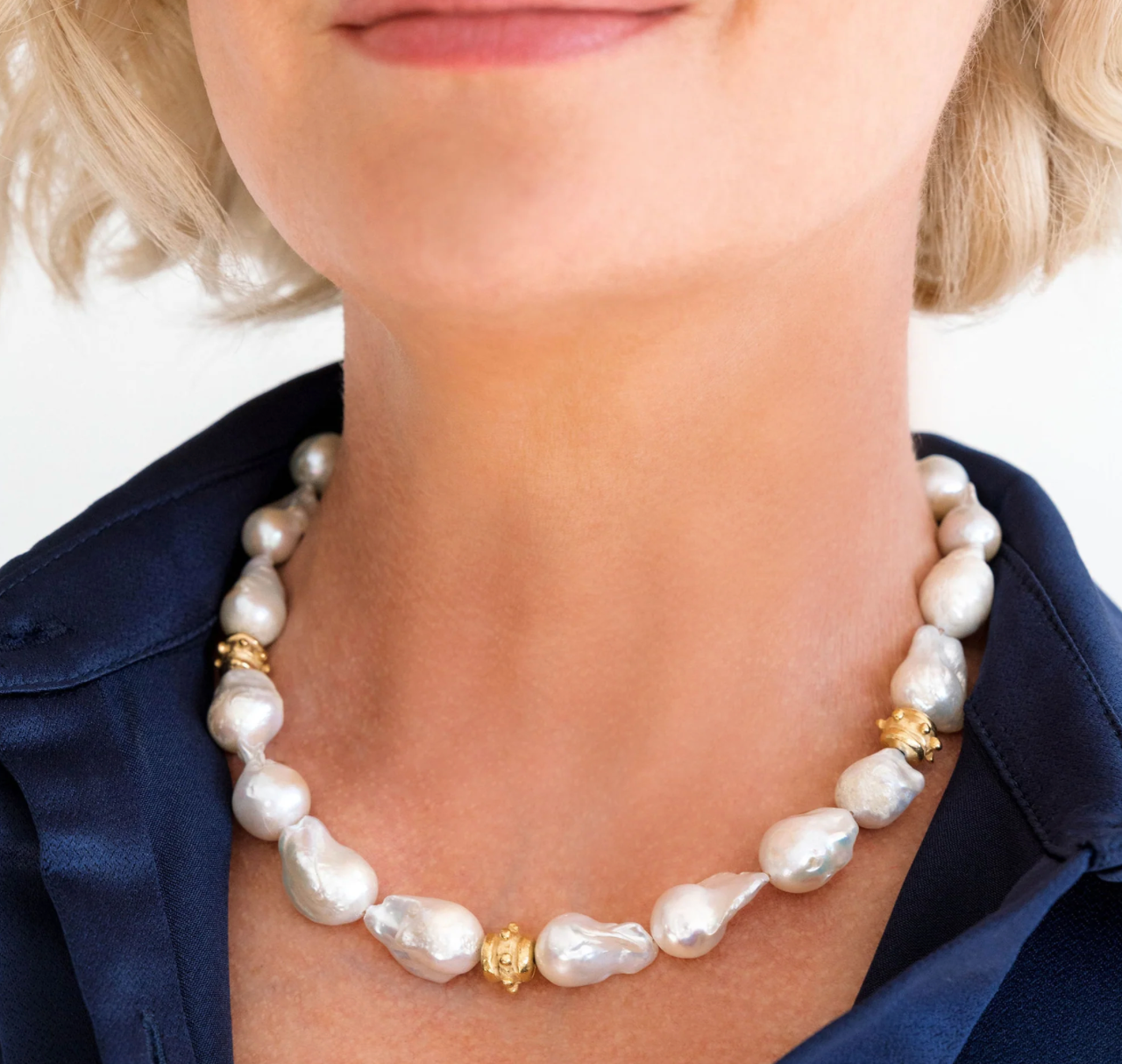 Baroque Pearl Bailey Necklace