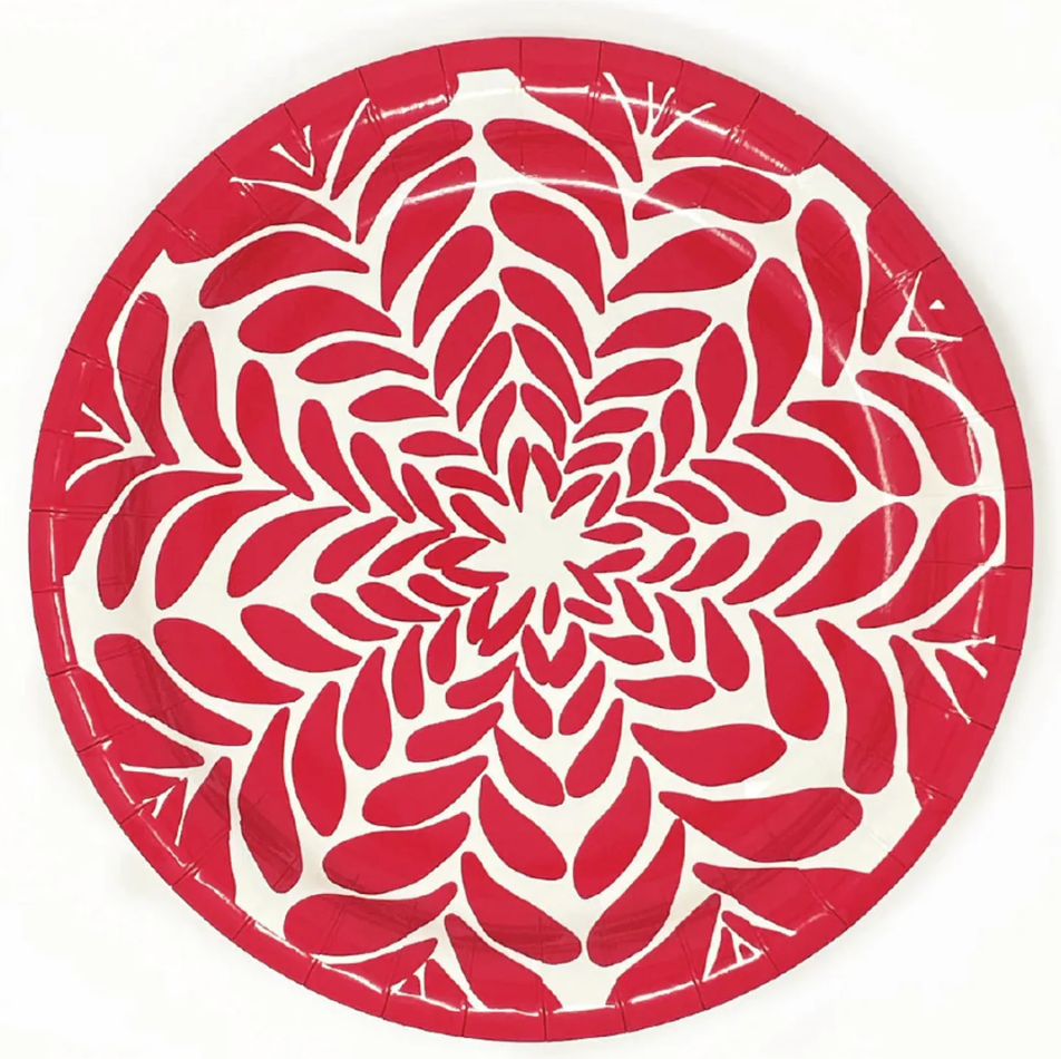 Red Paper Plates