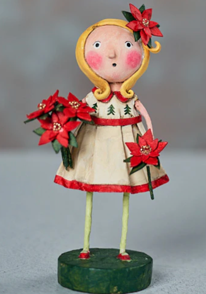 Etta Poinsettia Figurine