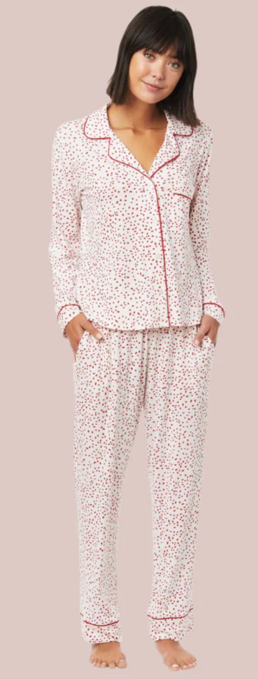 Confetti Dot Pima Knit Pajamas