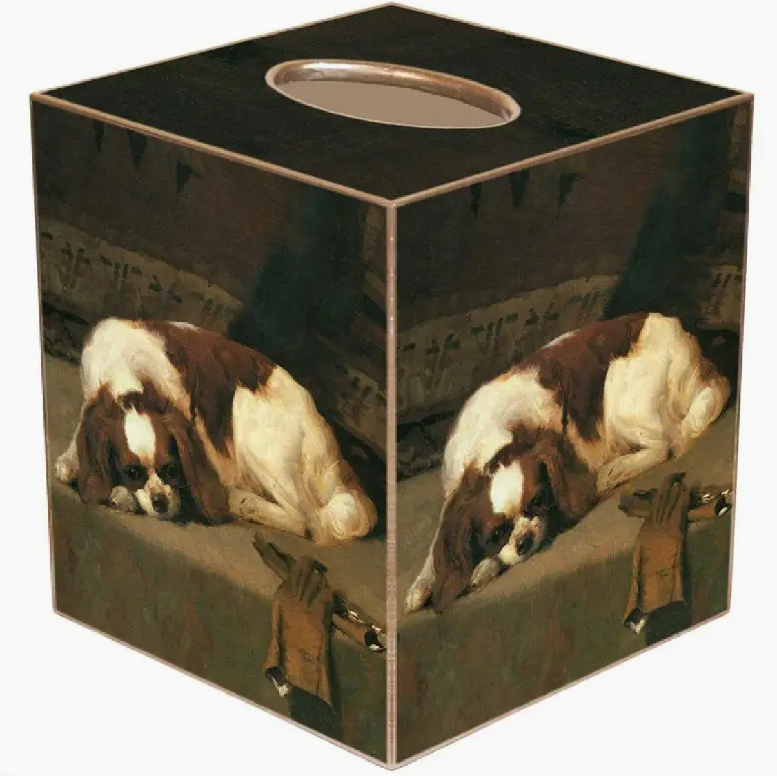 King Charles Spaniel Dog Tissue Box Cover