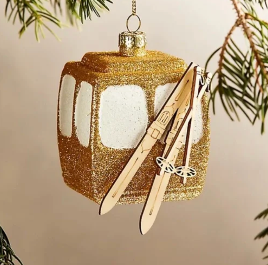 Gondola Ski Ornament