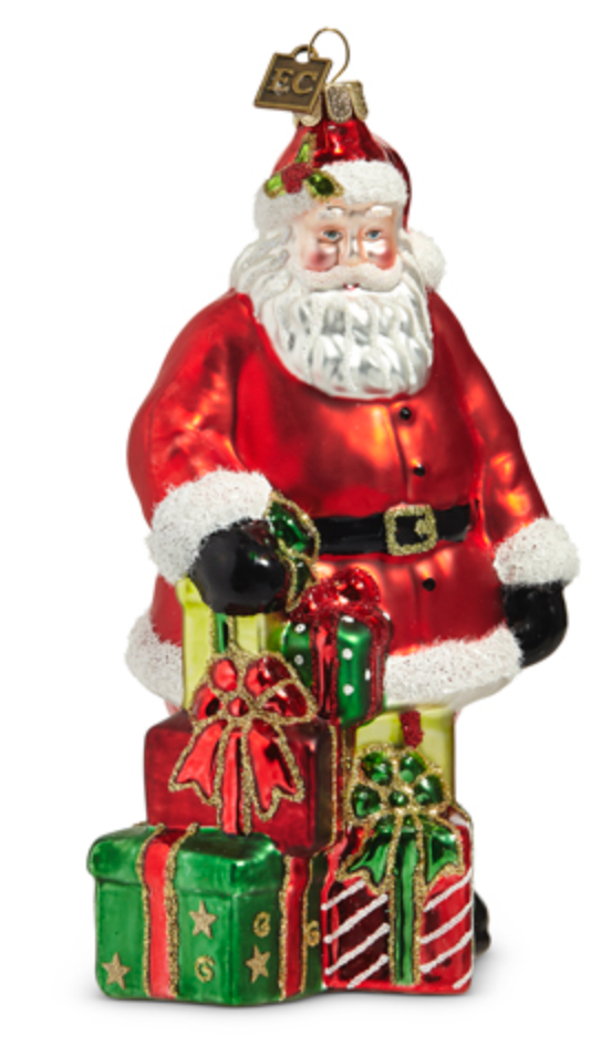 Special Delivery Santa Ornament