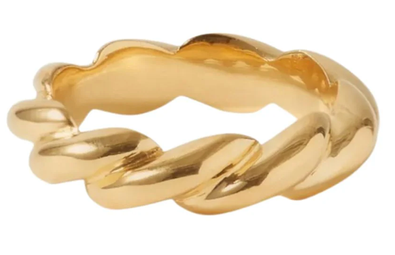 Twisted Bangle- Gold