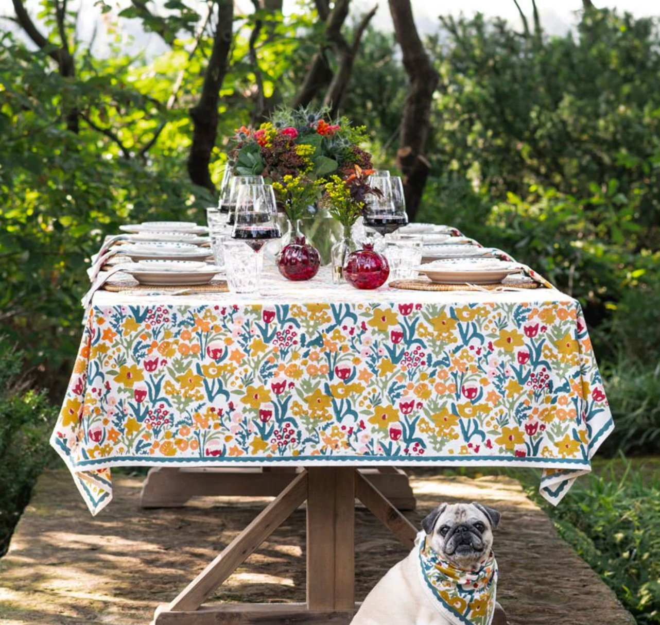 Tea Garden Tablecloth