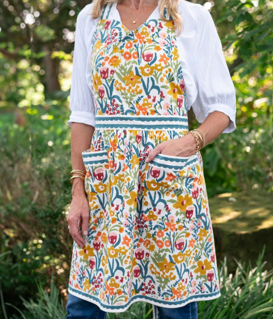 Teal Garden Apron