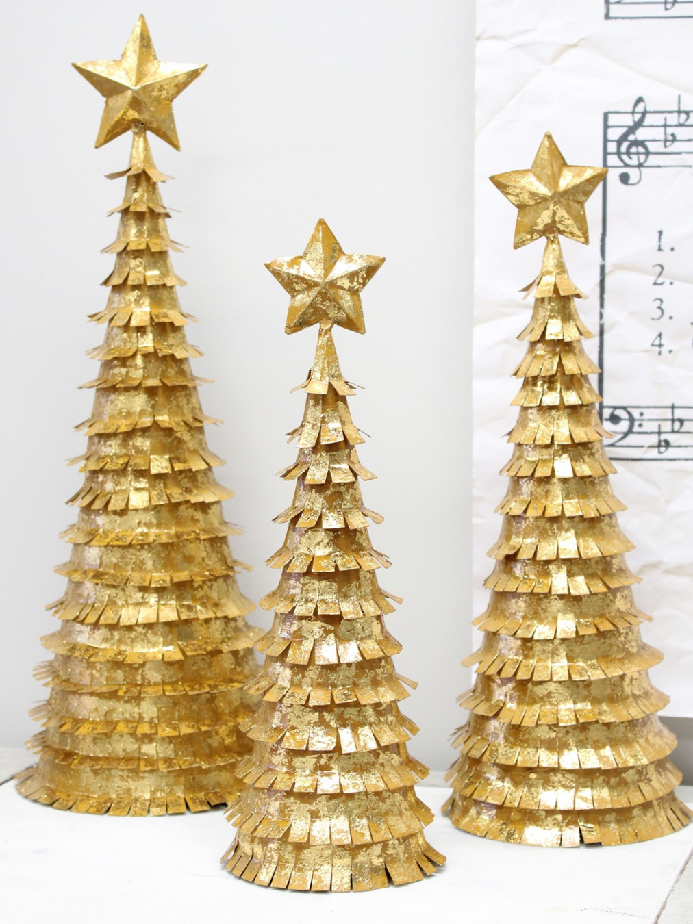 Gold Christmas Trees