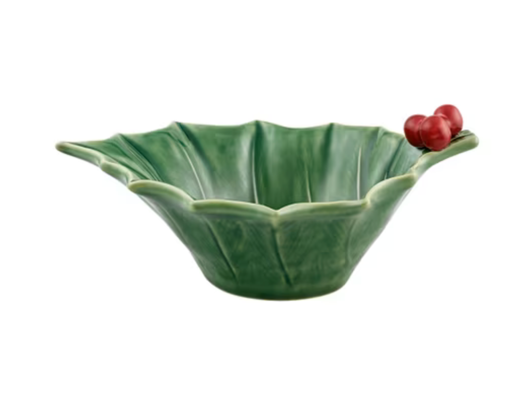 Bowl Holly by Bordallo Pinheiro